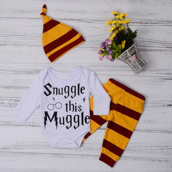 3PCS Set Newborn Baby Boys - Cotton Pants Leggings - Picture 2 of 6